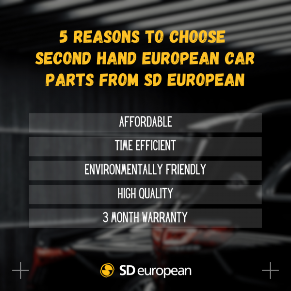 European Car In Need Of Replacement Parts