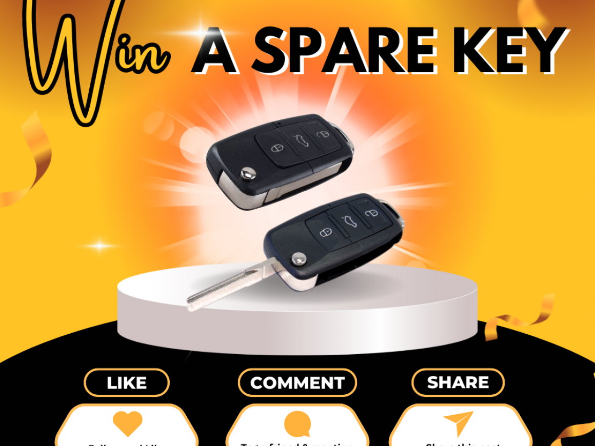 Win a Spare Key for Your Audi, BMW, Mercedes, Mini, Skoda, or VW!